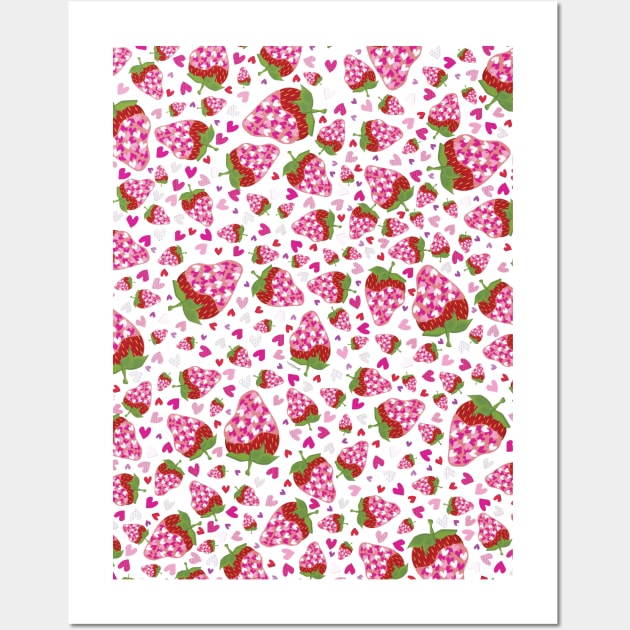 Love Bites Pattern Wall Art by Frannotated